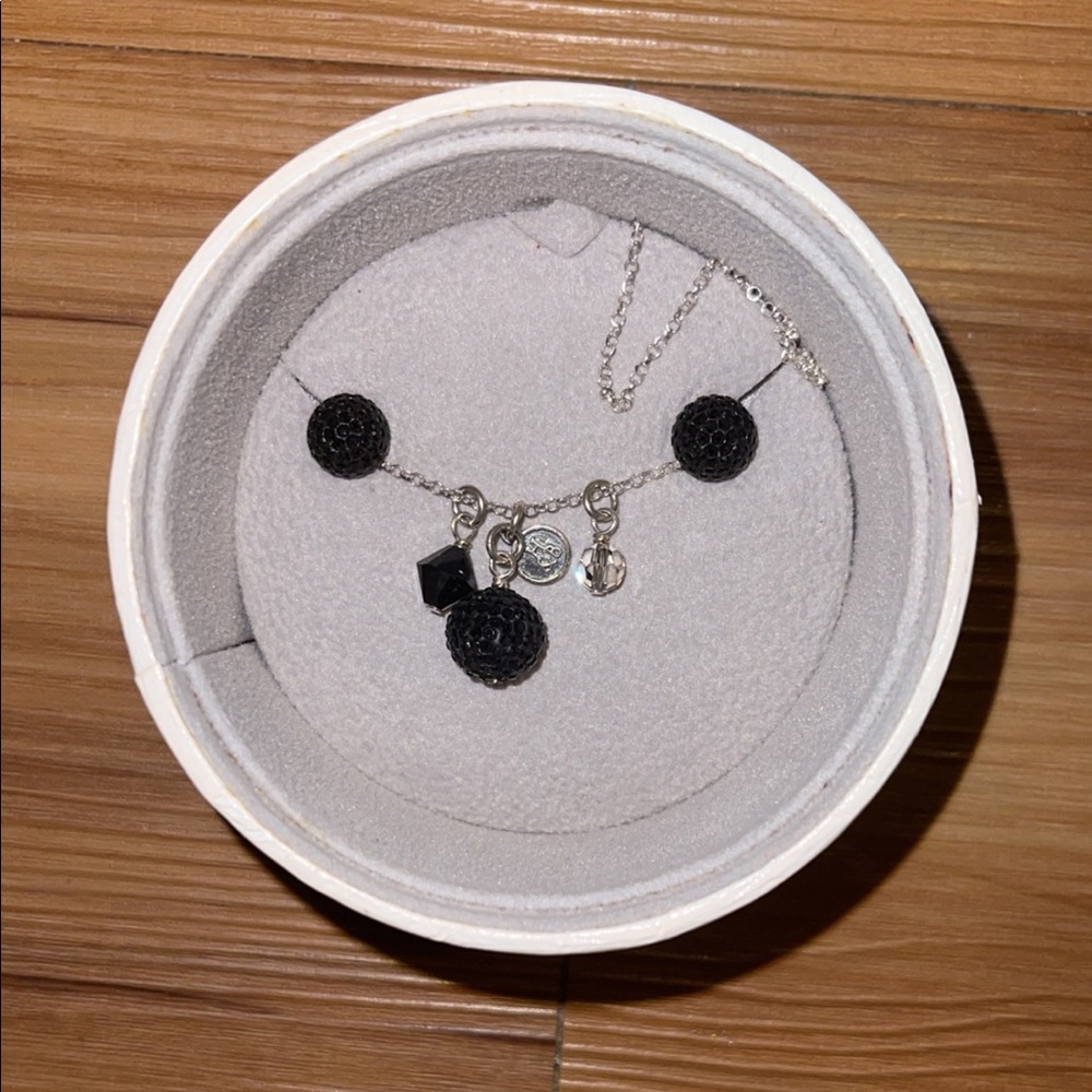 Hillberg & Berk Sparkle Ball Earrings/Necklace Set
